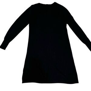 VGUC Lusso Women's XL Black Long Sleeve Cashmere Dress
